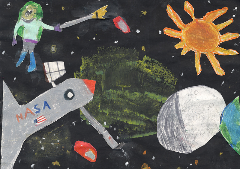 Illustration for article titled NASA's Art Contest For Kids Yields Results Impressive and Adorable
